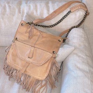 Shoulder Crossbody Bag with Fringe